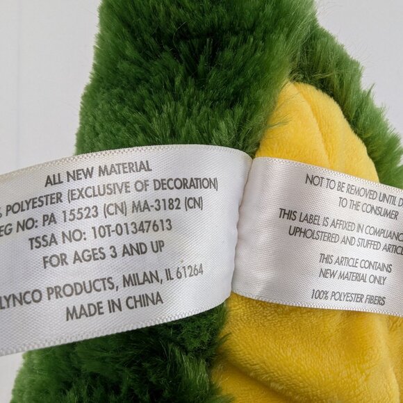 Critter Collection Crocodile Alligator Plush Backpack 15" Green Stuffed Animal - Picture 9 of 12